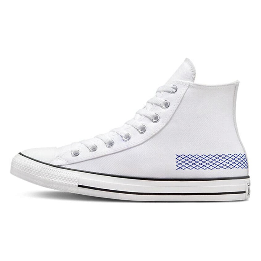 Изображение товара CONVERSE Кроссовки Chuck Taylor All Star High Top Retro Sports Skateboarding Shoes White Blue, Размер 36