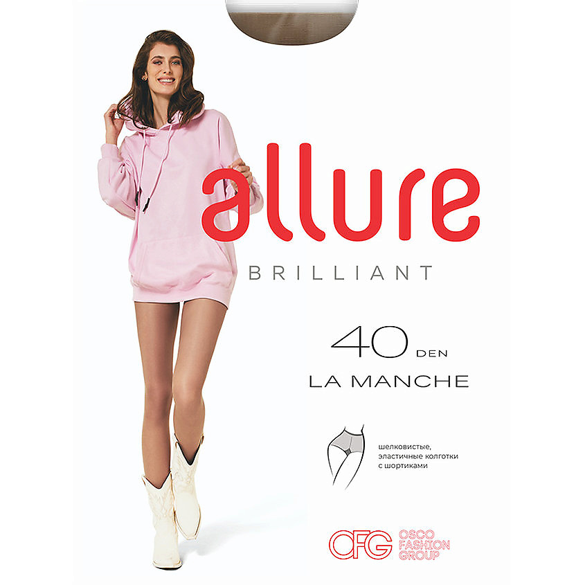 Изображение товара ALLURE Колготки женские 40 ден La Manche bronzo, цвет: bronzo, размер: 2