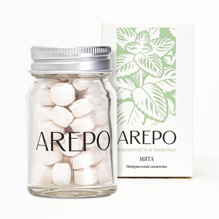 Изображение товара AREPO Зубная паста в таблетках МЯТА, 55 шт.