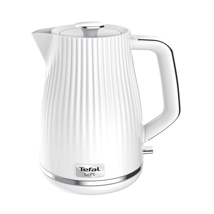 Изображение товара Электрический чайник Tefal Loft KO250130 1,7л с фильтром, белый
