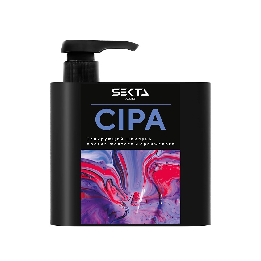 Изображение товара HAIR SEKTA Нейтрализующий теплые оттенки шампунь CIPA, 500 мл