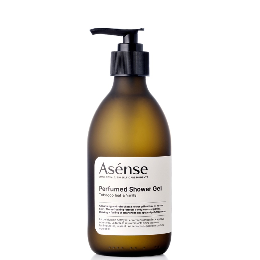 Изображение товара ASENSE Гель для душа парфюмированный аромат табачный лист и ваниль, Tobacco leaf & Vanilla 300 мл