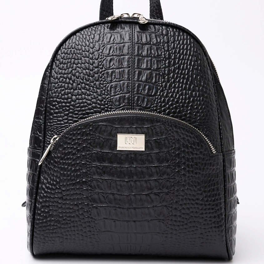 Изображение товара FRANCHESCO MARISCOTTI Рюкзак кожаный женский на каждый день черный, 1 шт.