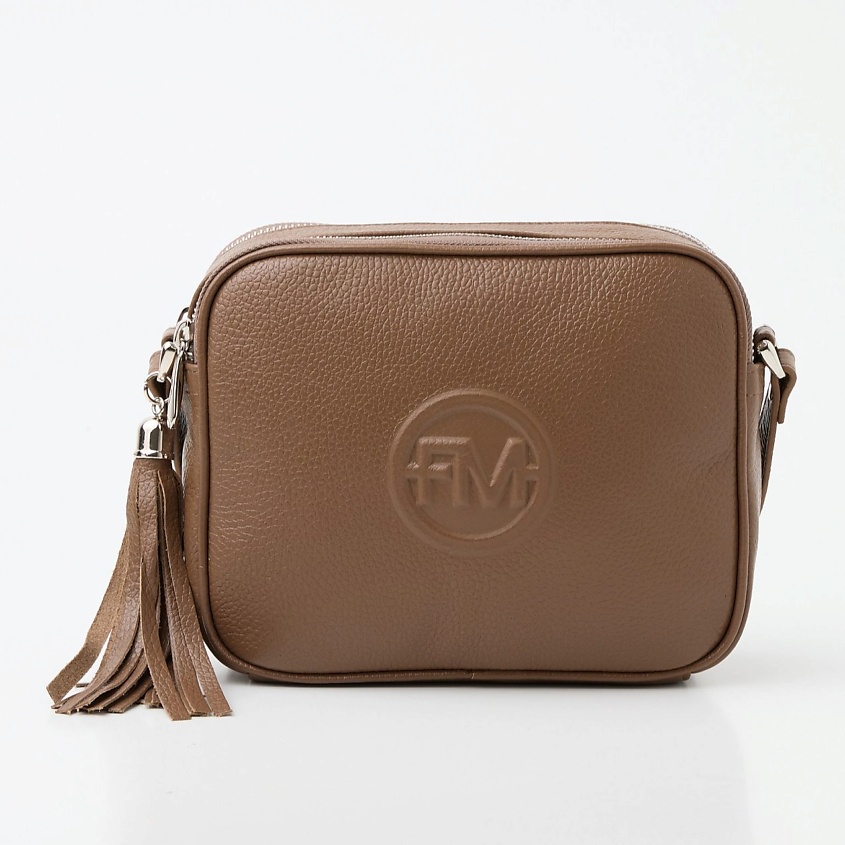 Изображение товара Кожаная женская сумка кросс-боди 21х17х7 см стильная и вместительная