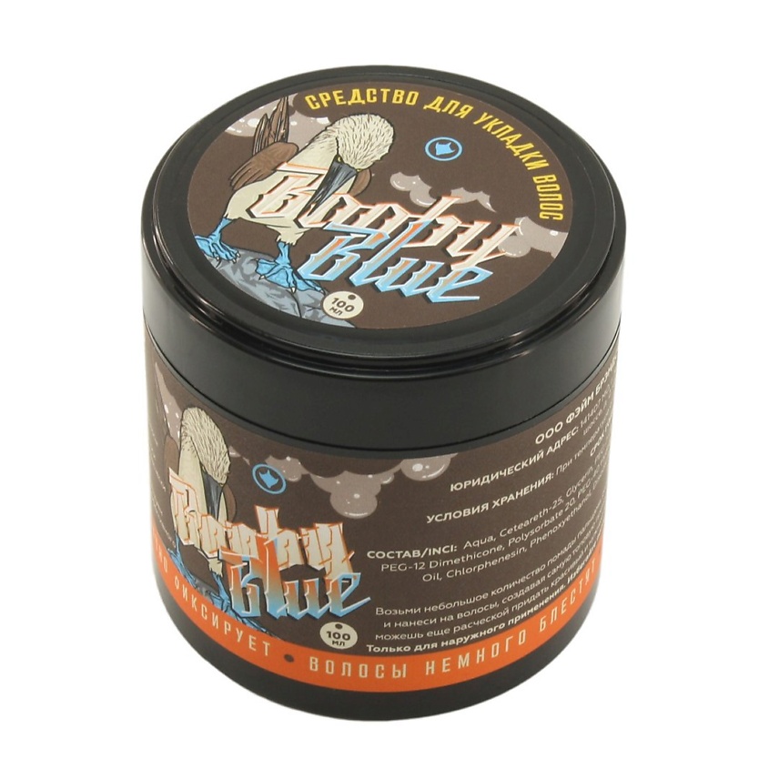 Изображение товара BOOBY BLUE Средство для укладки волос (помада), 1 шт.