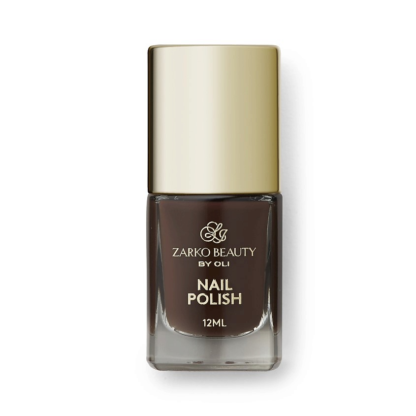 Изображение товара Лак для ногтей ZARKO BEAUTY BY OLI Mocca 12 мл быстрый и стойкий глянцевый