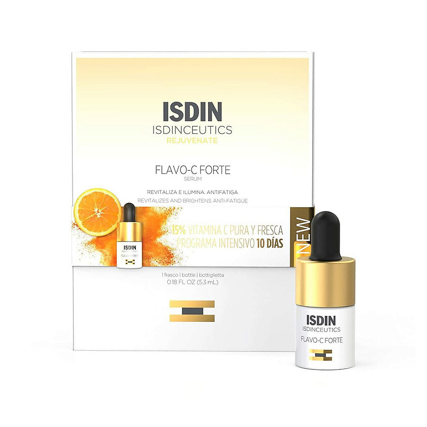Изображение товара ISDIN Антивозрастная восстанавливающая сыворотка Isdinceutics Flavo-C Forte, 5,3 мл