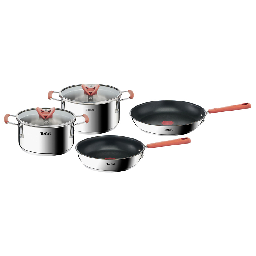 Изображение товара Tefal Набор посуды Opti'Space G720S604 6 предметов компактное хранение