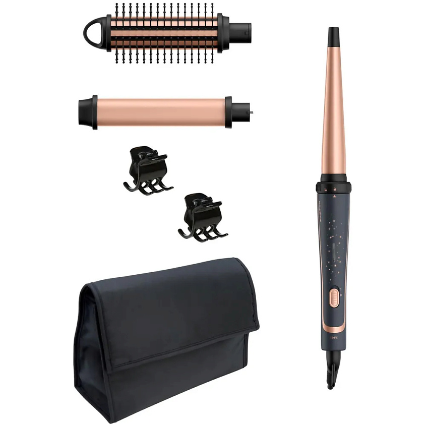Изображение товара ROWENTA Мультистайлер 3в1 Infinite Curls Stellar Collection CF4211F0, с керамическим покрытием и 3 насадками