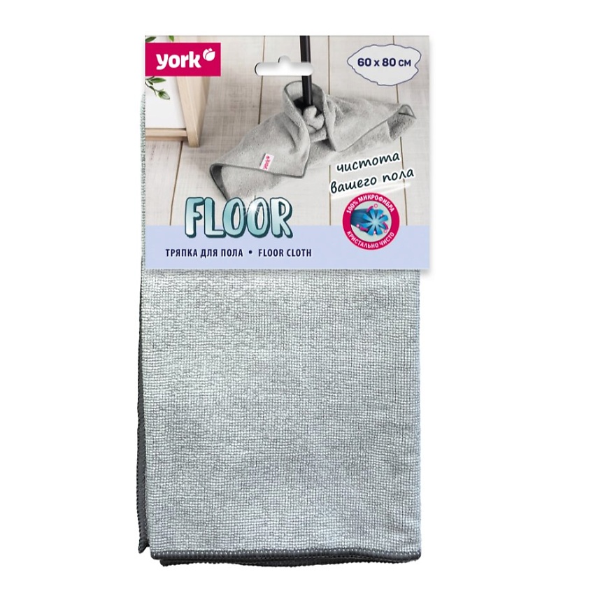 Изображение товара YORK Салфетка из микрофибры для пола, 1 шт