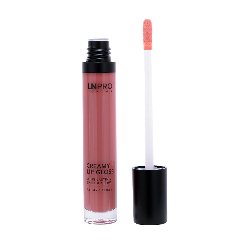 Изображение товара LN PRO Блеск для губ Creamy Lip Gloss №104 Сорбет 6,5 мл яркий глянцевый уход