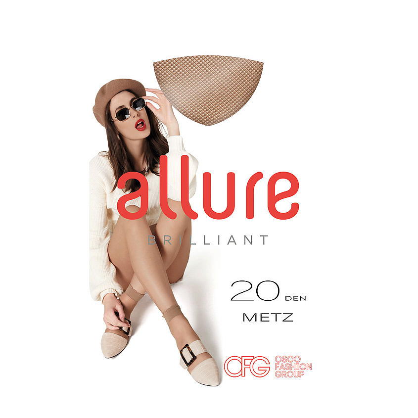 Изображение товара Женские носки ALLURE 20 ден Metz Visone 35-40 комфорт и стиль
