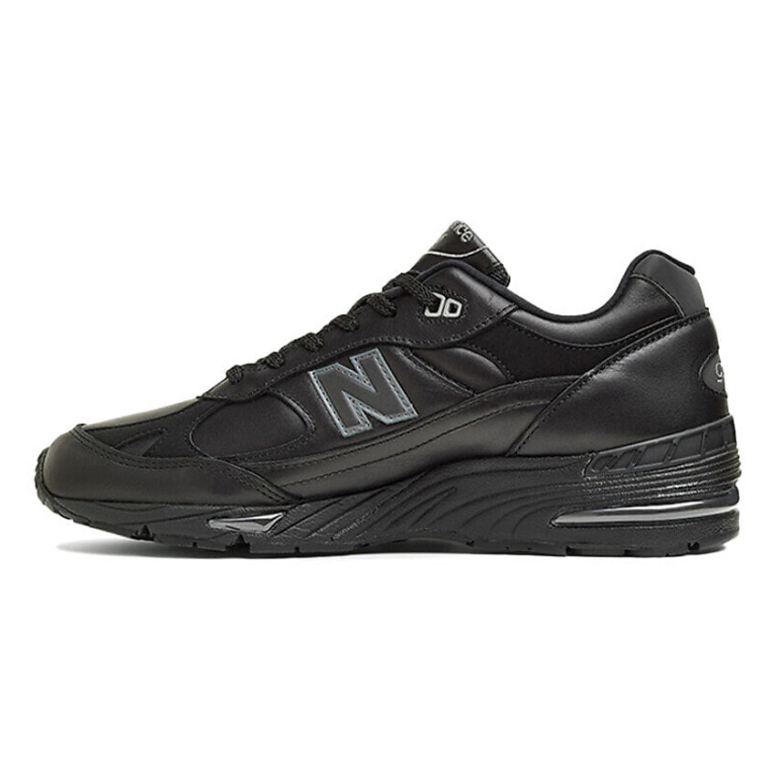 Изображение товара NEW BALANCE Кроссовки 991 Leather Black Grey, 36.0