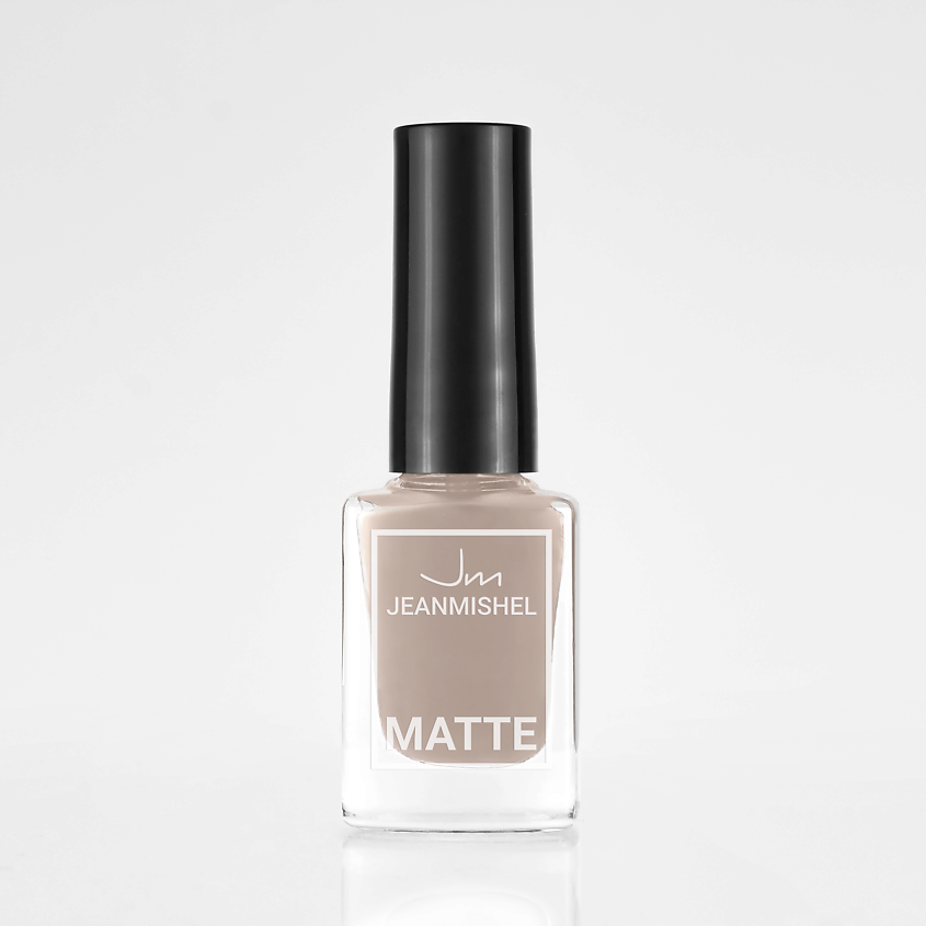 Изображение товара JEANMISHEL Матовый лак для ногтей капучино 6 мл стойкий и качественный