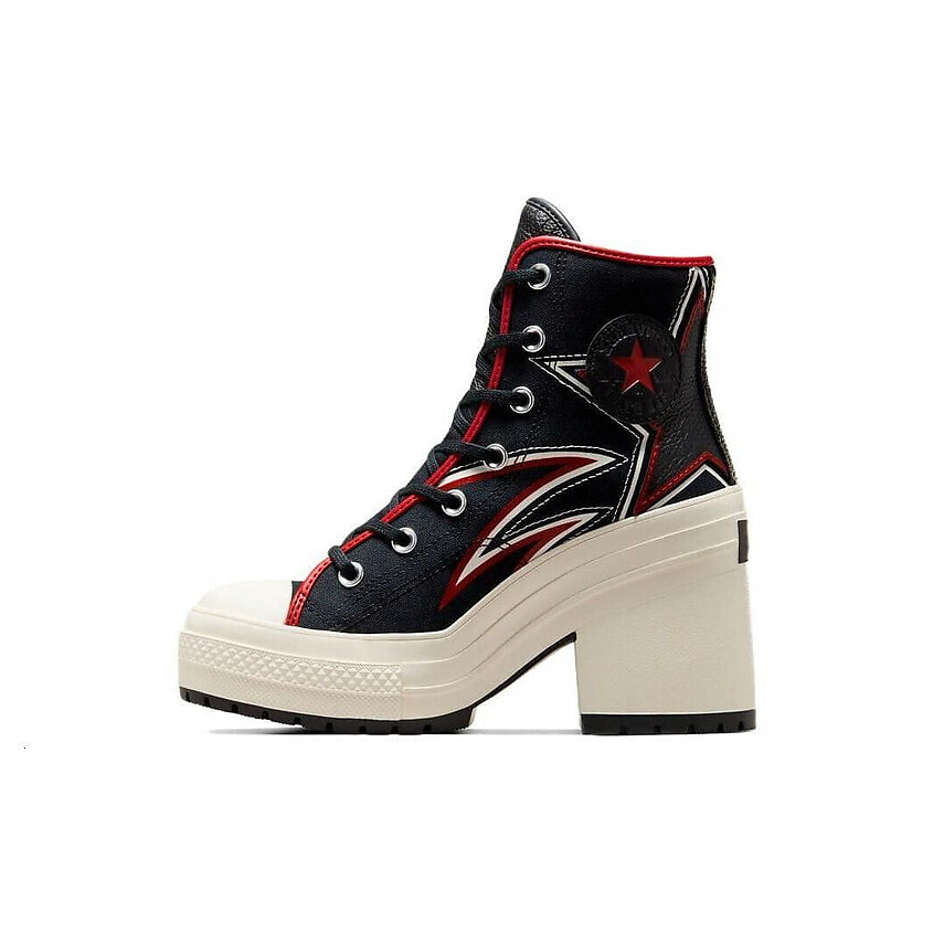 Изображение товара Кроссовки Converse Chuck 70 De Luxe Heel Womens High Moto кожа EUR 36 женские стильные и комфортные