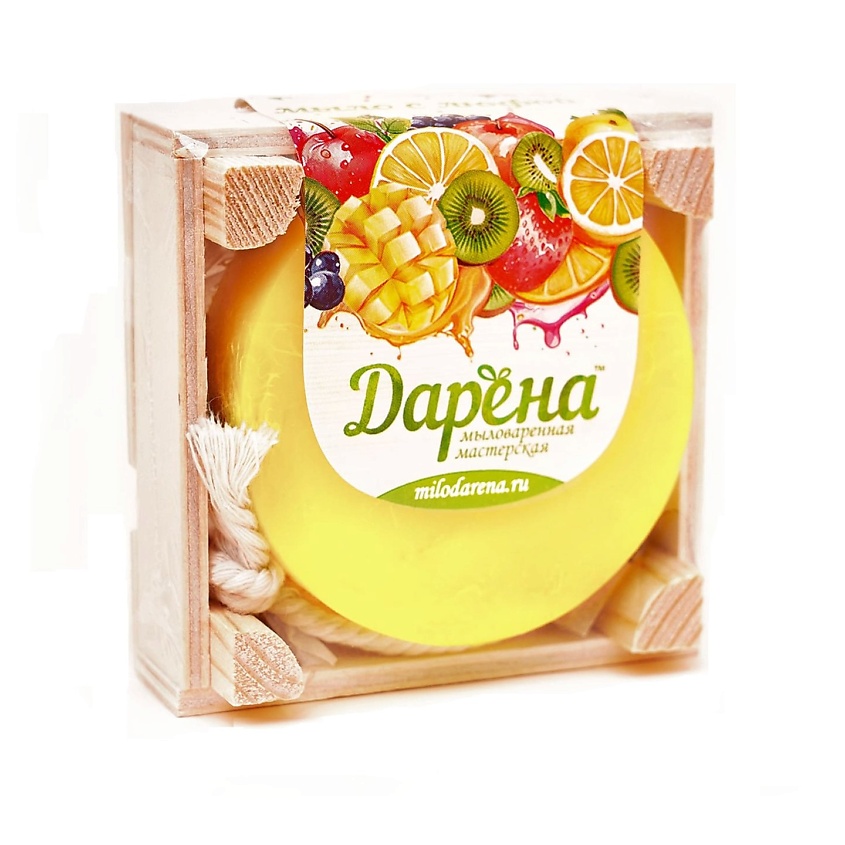 Изображение товара Мыло твердое с люфой "Банан" от Дарена, 1 шт.