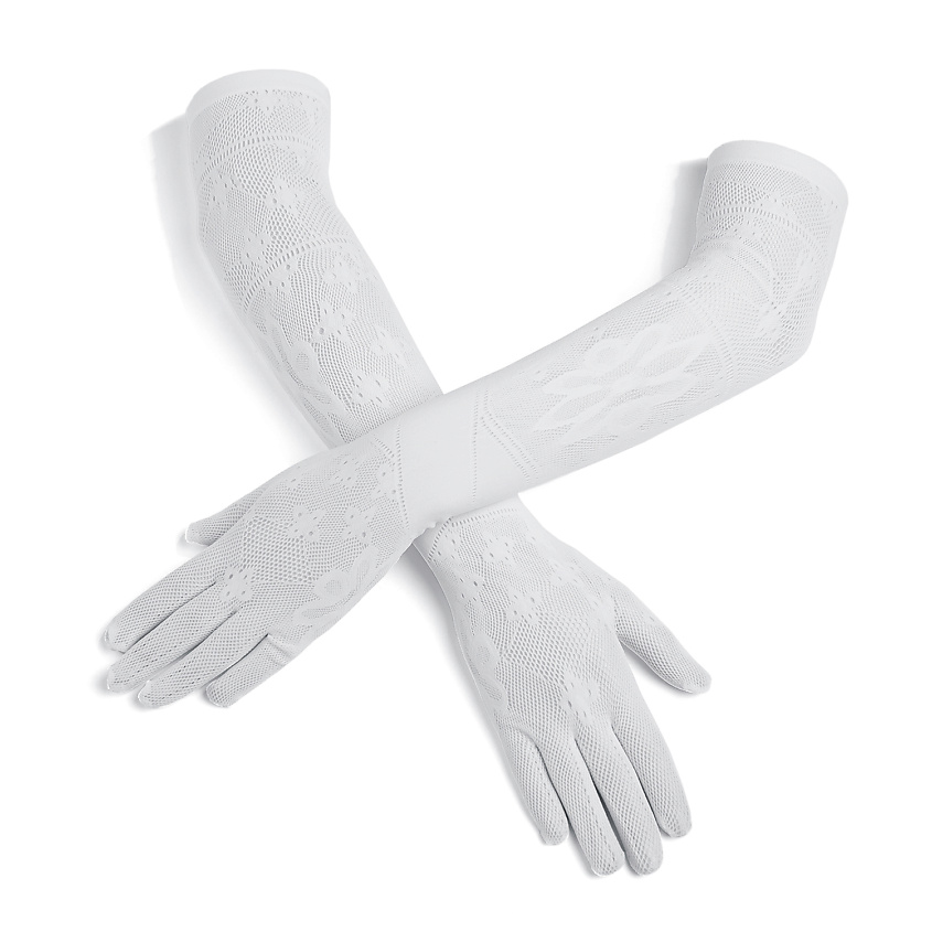 Изображение товара LE CABARET Перчатки ажурные "Завтрак у Тиффани", цвет: Белый, размер: UNIVERSAL