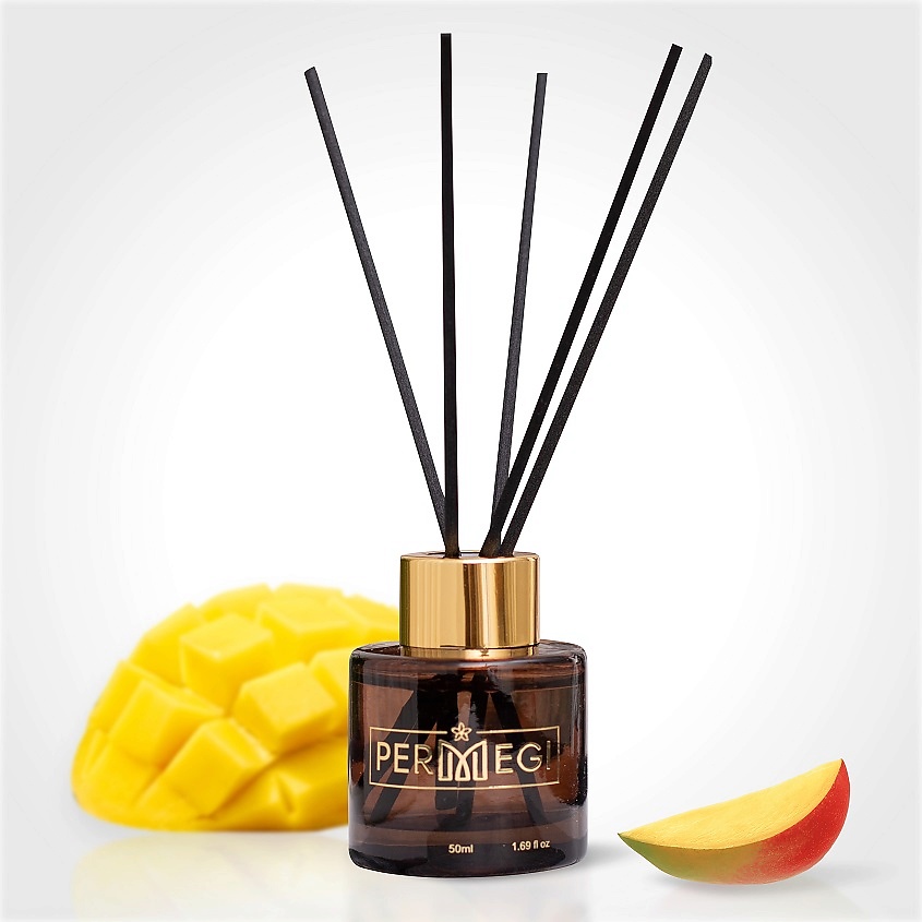 Изображение товара PERMEGI Диффузор для дома с палочками "Манго", 50 мл; Аромат Манго