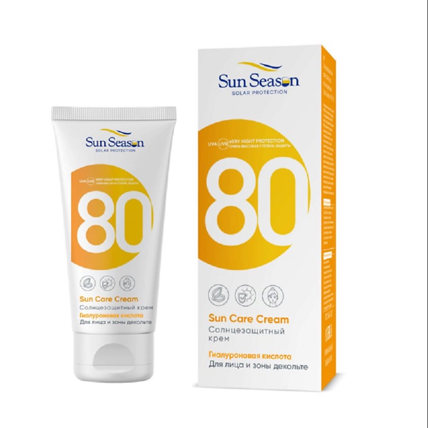 Изображение товара SUN SEASON Солнцезащитный крем «Sun Season» SPF 80, 1 шт.