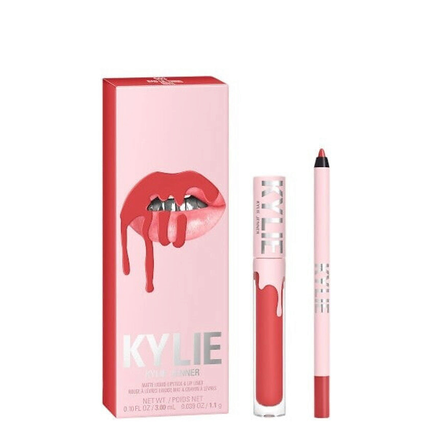 Изображение товара KYLIE COSMETICS BY KYLIE JENNER Набор для губ Velvet Lip Kit Помада+Карандаш, 354 Until Further Notice