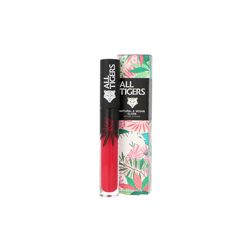 Изображение товара ALL TIGERS Блеск для губ Natural And Vegan Gloss, 801 - Live With Passion