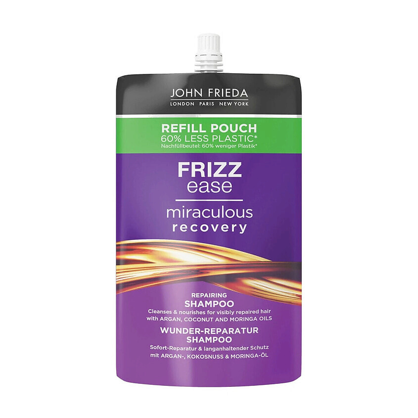 Изображение товара JOHN FRIEDA Восстанавливающий шампунь Frizz Ease. Сменный блок (рефил), 500 мл