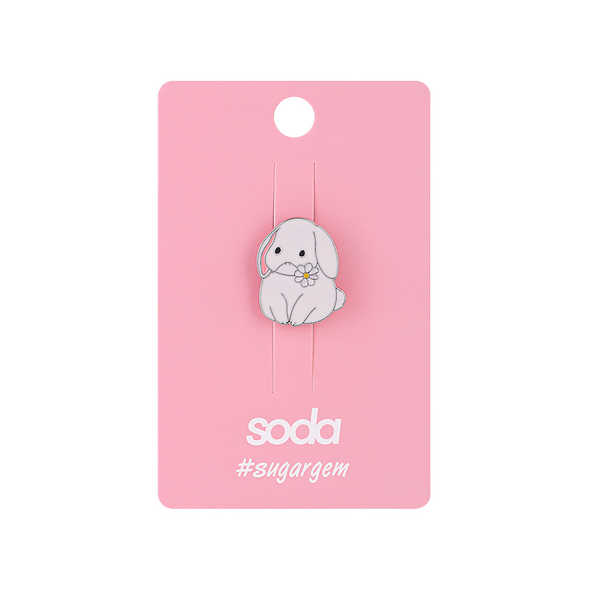 Изображение товара Брошь Bunny от SODA - милый аксессуар для создания нежного образа