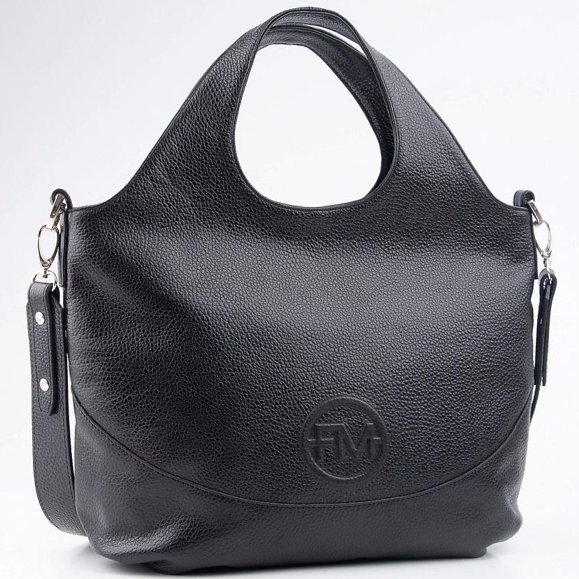 Изображение товара FRANCHESCO MARISCOTTI Сумка женская, кросс-боди, черная стильная, на учебу, 1 шт.