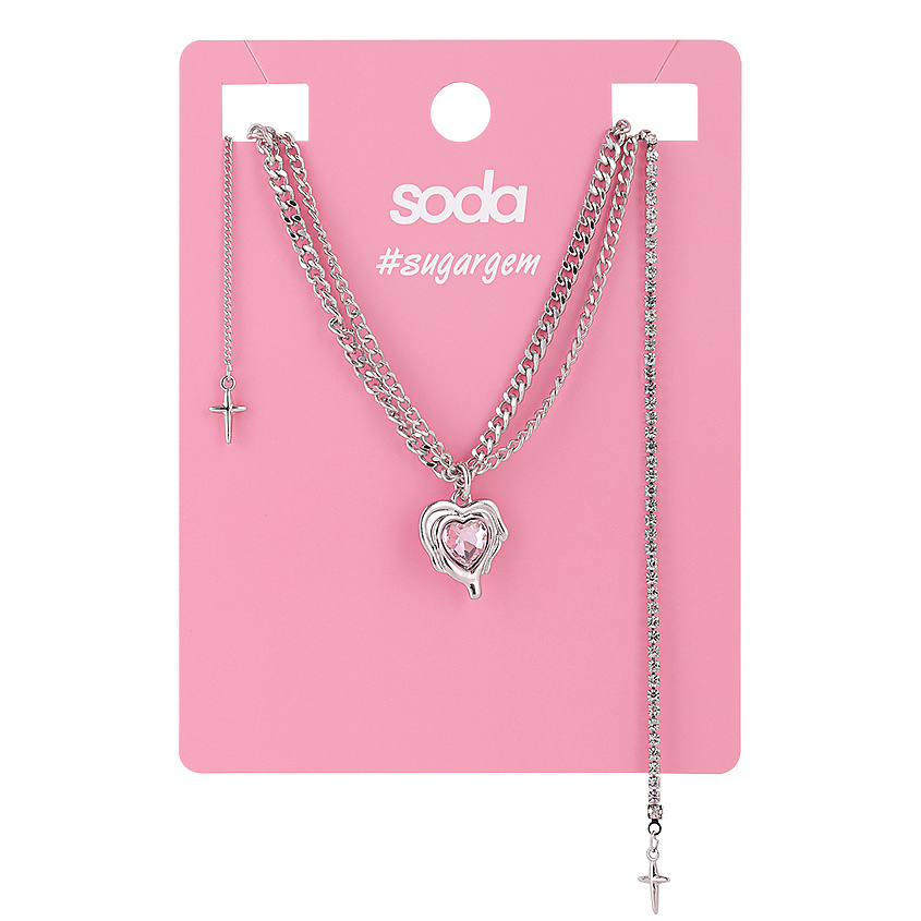 Изображение товара SODA Ожерелье 3-In-1 Pink Heart, 1 шт.