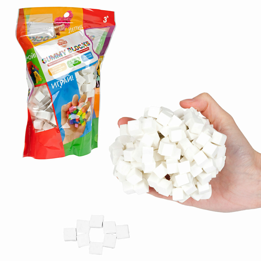 Изображение товара Конструктор-пластилин GUMMY BLOCKS для детей старше 3 лет, развивающая игрушка