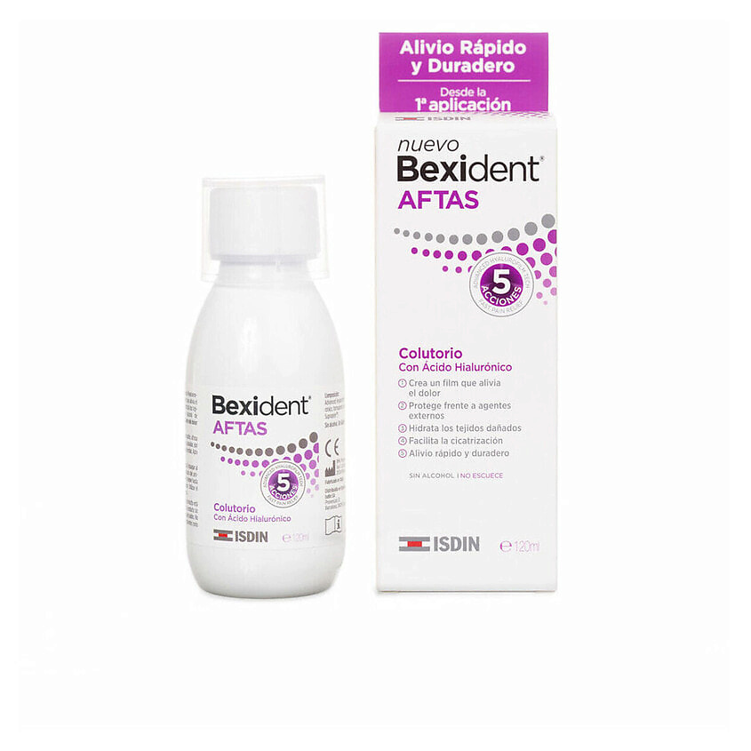 Изображение товара ISDIN Ополаскиватель для полости рта Isdin Bexident Aftas, 120 мл