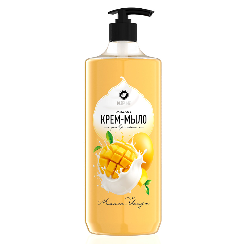 Изображение товара Жидкое мыло KIPNI Манго-йогурт 1 шт. для лица и тела с натуральным составом