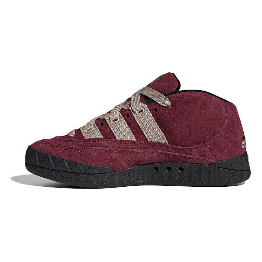 Изображение товара Кроссовки ADIDAS Adimatic Mid Maroon Wonder Beige Core Black размер 47⅓ мужские спортивные ботинки