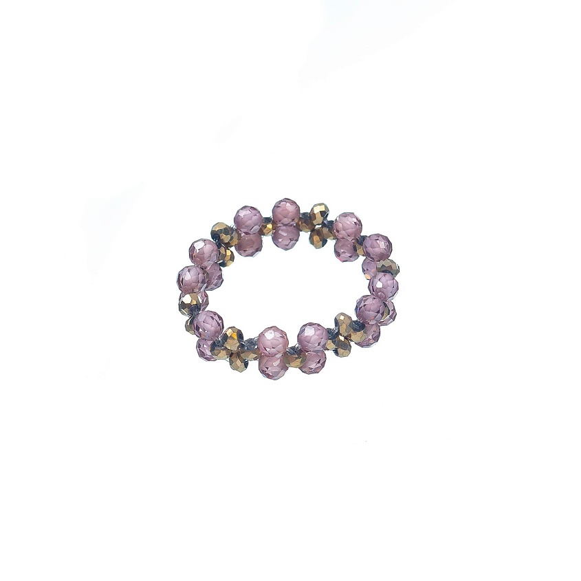 Изображение товара LANZEROTTI Кольцо Ispirazione, цирконий, кристаллы, цвет: Сиреневый, 1 шт, размер: 18