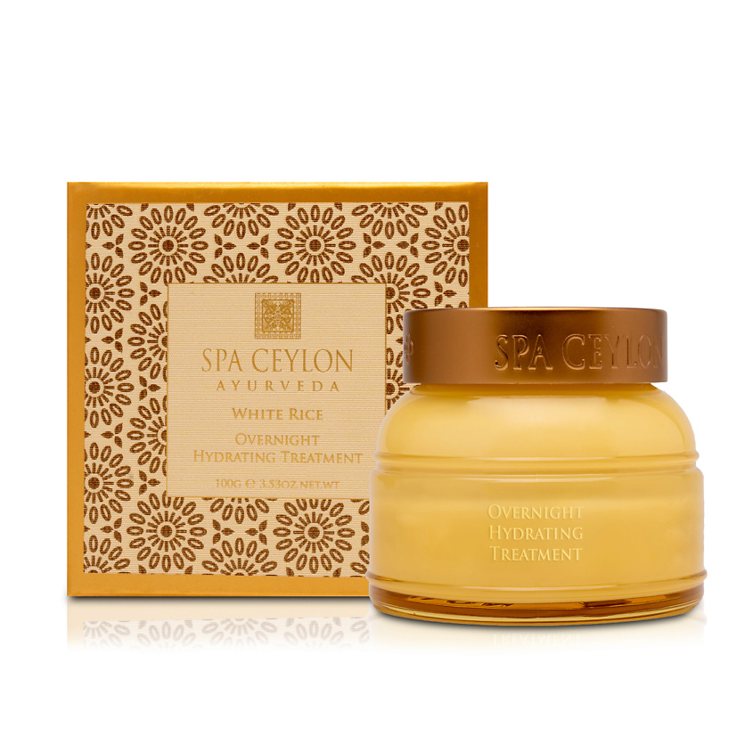 Изображение товара SPA CEYLON Ночная увлажняющая маска "БЕЛЫЙ РИС", 100 гр