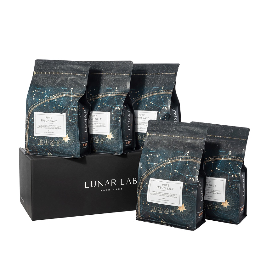 Изображение товара LUNAR LABORATORY Соль для ванн английская Epsom, 10000 г