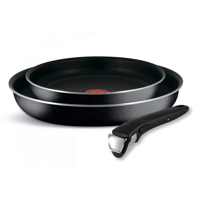 Изображение товара TEFAL Набор сковород с ручкой INGENIO BLACK 04238830, 22/26см