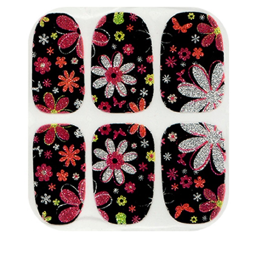 Изображение товара IRISK Пленки для ногтей для экспресс-маникюра на клеевой основе Effect Nails, 1 уп, 12 наклеек