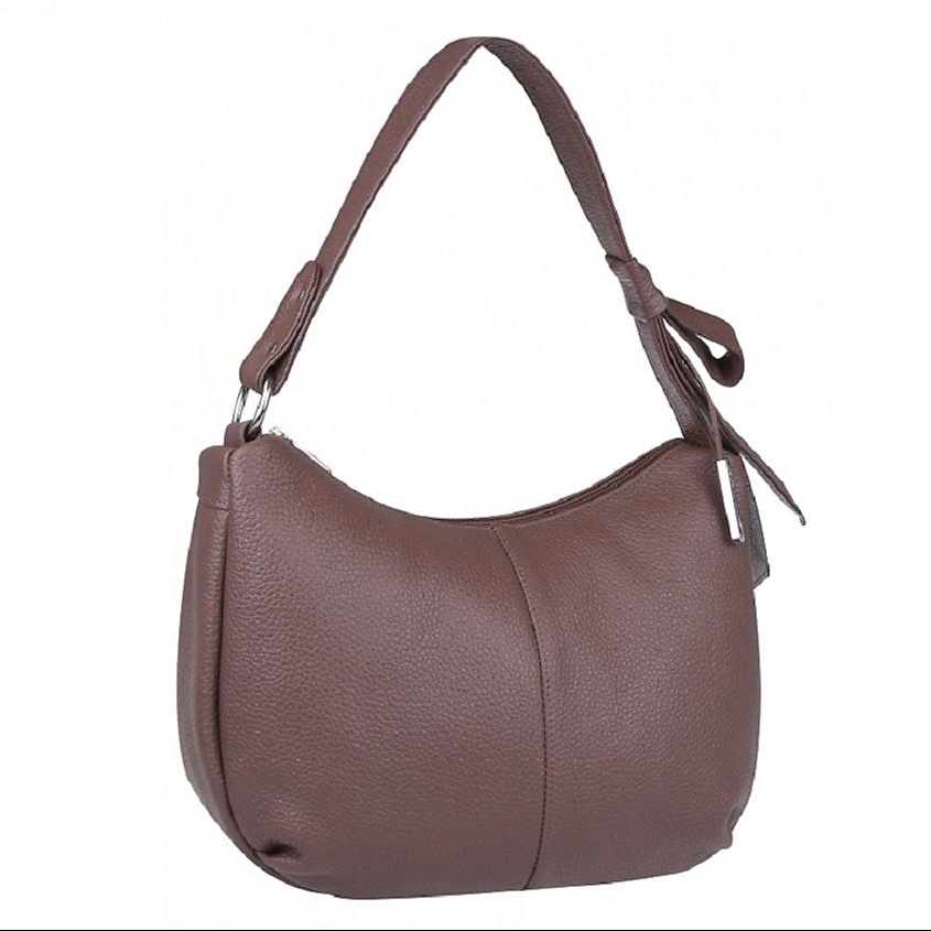 Изображение товара FRANCHESCO MARISCOTTI Сумка женская кожаная классическая хобо на плечо, 1 шт.