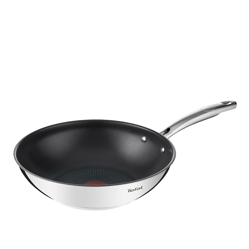 Изображение товара Сковорода Вок TEFAL G7321924 28 см нержавейка антипригарное покрытие