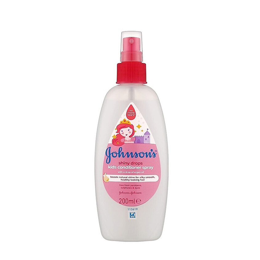 Изображение товара JOHNSON'S BABY Детский спрей-кондиционер для блеска волос Shiny Drops, 200 мл