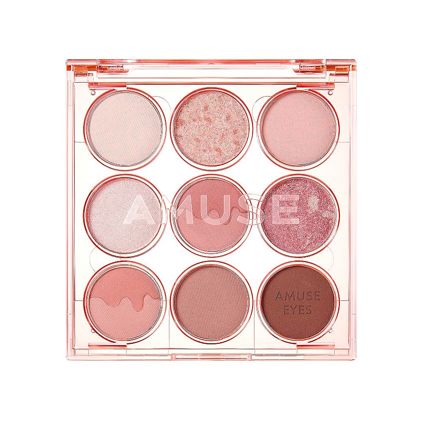 Изображение товара AMUSE Палетка теней для век Eye Color Pallete, № 01 Warm Boksoonga, 0,6 г * 9 шт