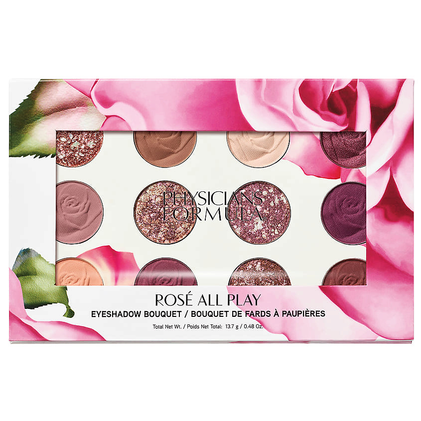 Изображение товара Палетка теней для век PHYSICIANS FORMULA Rose All Play Eyeshadow Bouquet 12 оттенков