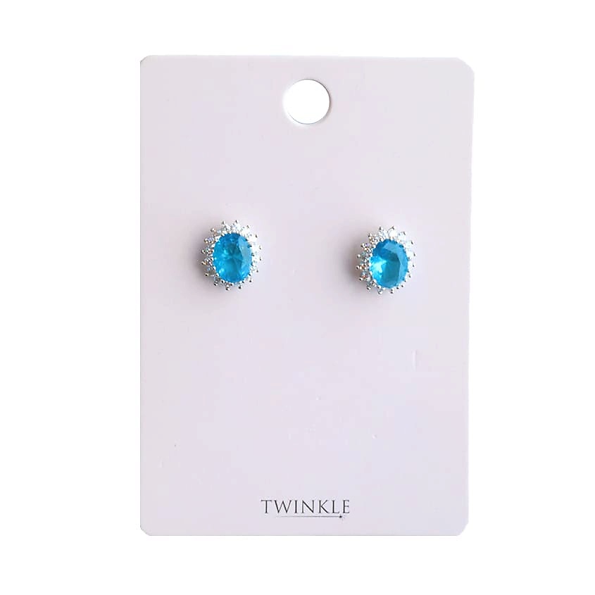 Изображение товара TWINKLE Серьги Blue Stone, 1 пара