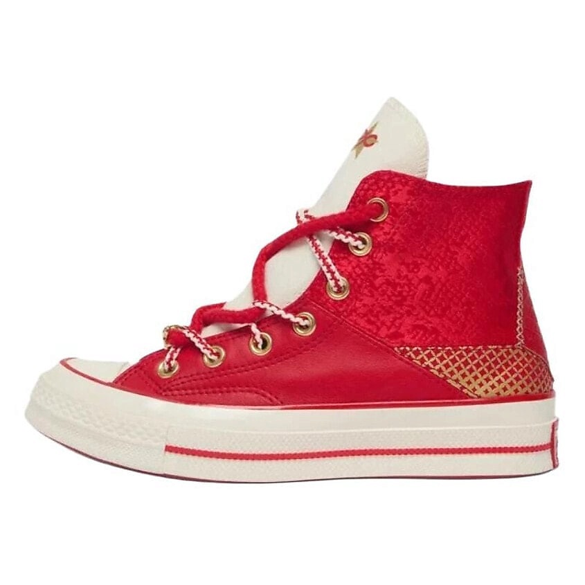 Изображение товара CONVERSE Кроссовки Chuck 70 Hi Chinese New Year Enamel Red Snakeskin, Размер 37.5