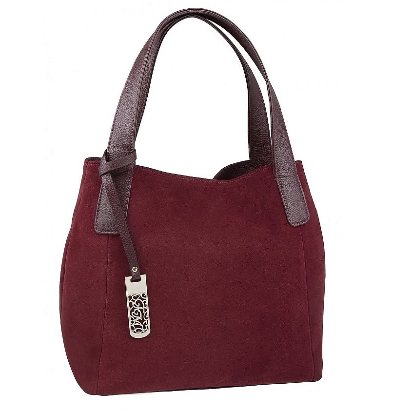 Изображение товара Женская классическая сумка из натуральной замши и кожи FRANCHESCO MARISCOTTI