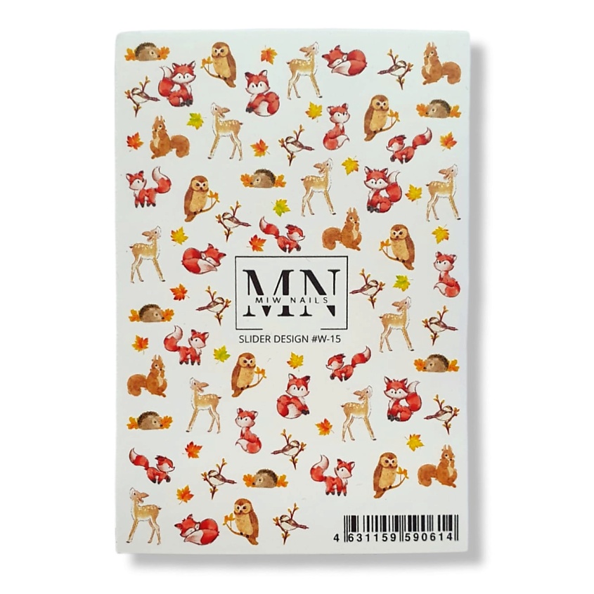 Изображение товара Слайдер дизайн для ногтей MIW NAILS W-15 1 шт. декоративный элемент