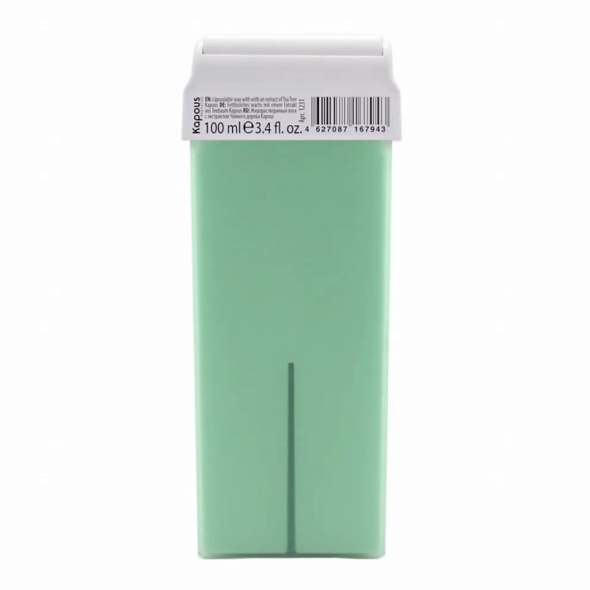 Изображение товара KAPOUS Жирорастворимый воск с экстрактом Чайного дерева в картридже, 100 мл