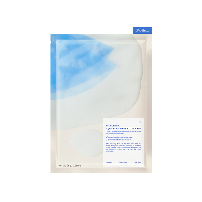 Изображение товара DR.ALTHEA Тканевая маска для лица Aqua Blue Hydration Mask, 1 шт.