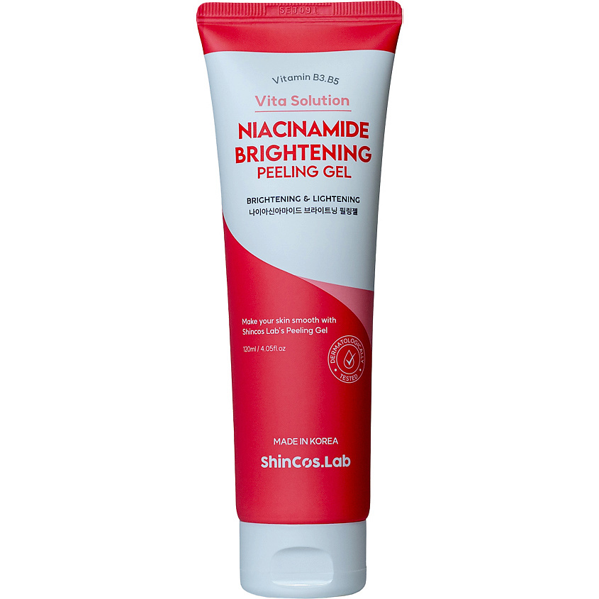 Изображение товара SHINCOS.LAB Пилинг-гель с ниацинамидом и экстрактом ромашки Niacinamide Brightening Peeling Gel, 120 мл